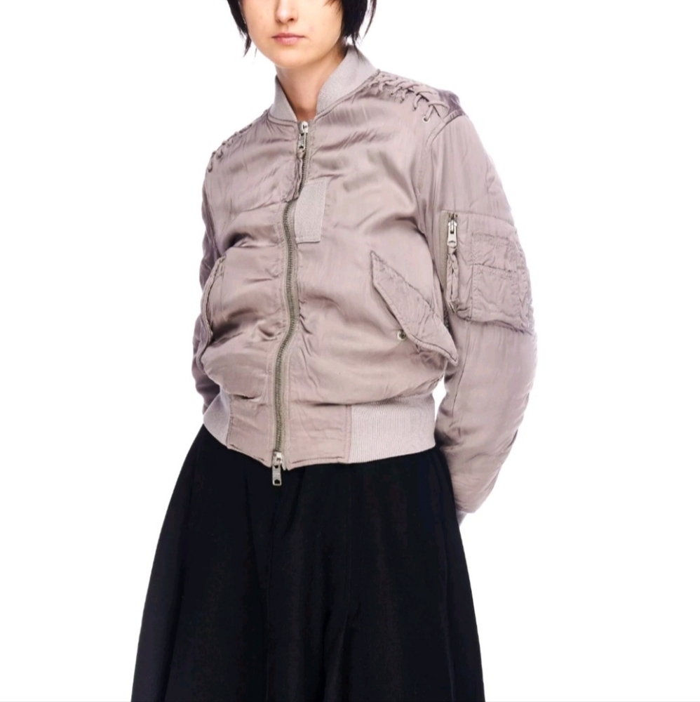 All Saints Bree Laced Bomber Jacket